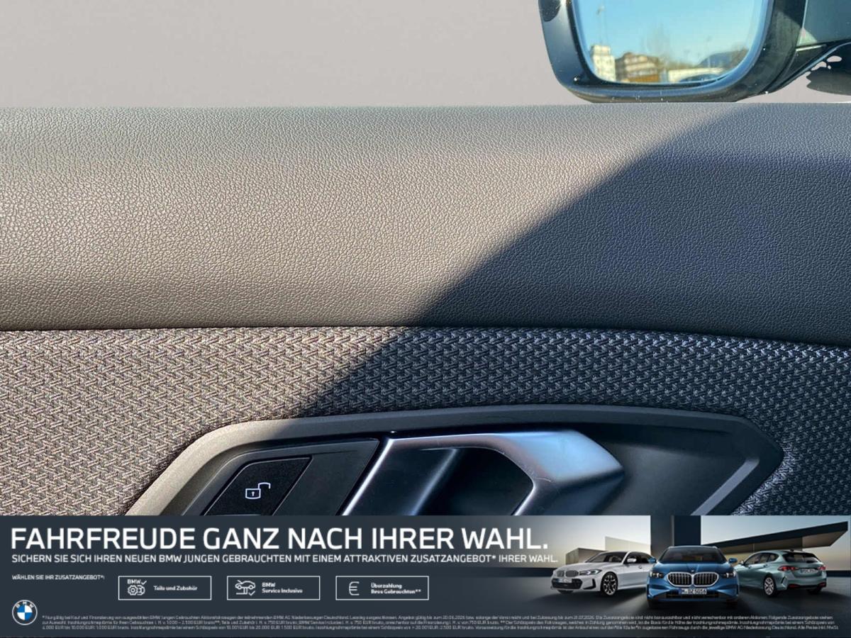 BMW 318d Limousine von hinten in Grau