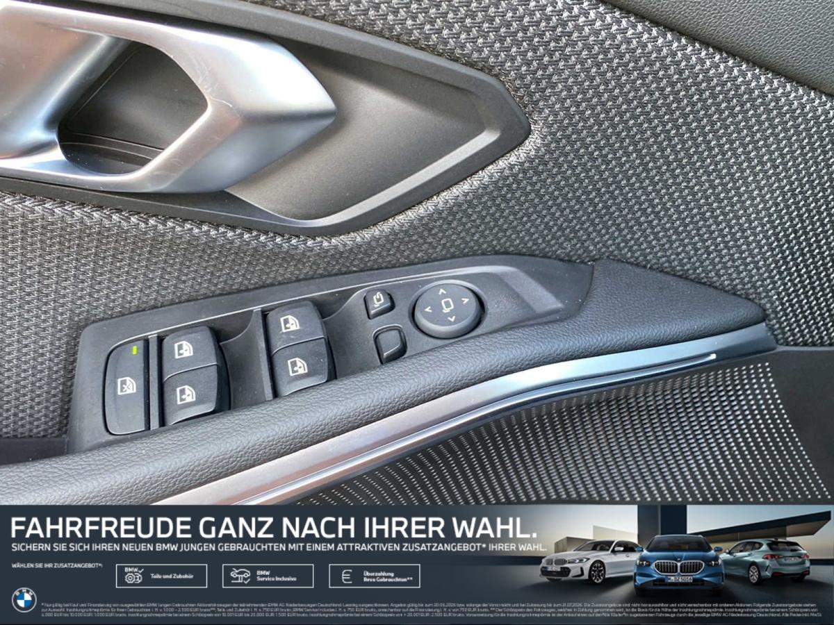 BMW 318d Limousine mit Detailansicht auf die Felgen