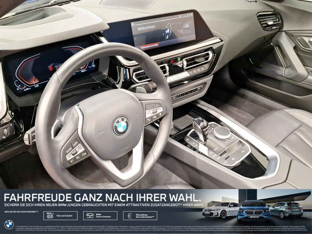 BMW Z4 sDrive20i im Innenraum