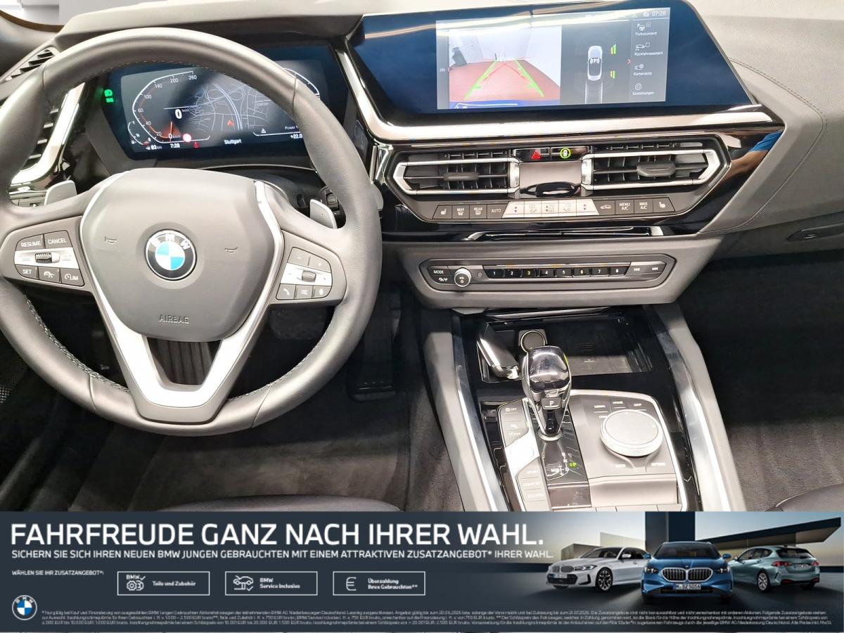 BMW Z4 sDrive20i im Innenraum