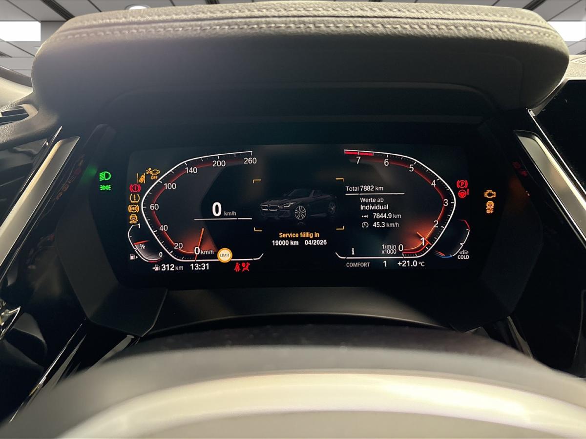 BMW Z4 sDrive20i im Innenraum
