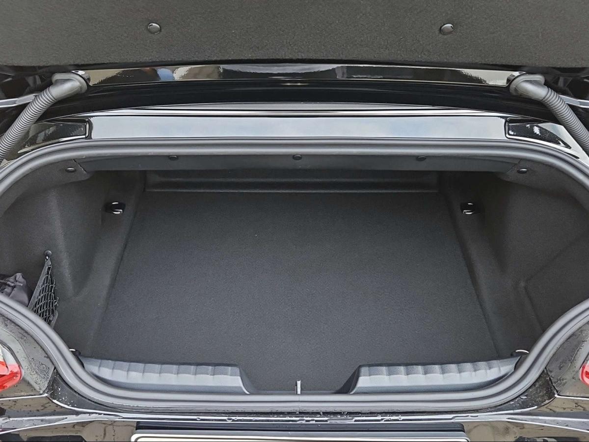 BMW Z4 sDrive20i von hinten in Schwarz