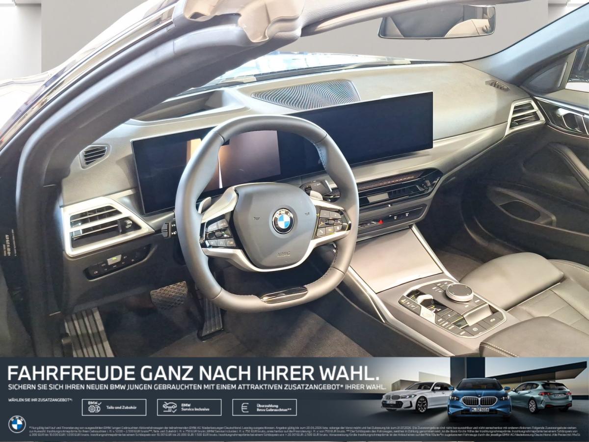 BMW 420d Cabrio im Innenraum