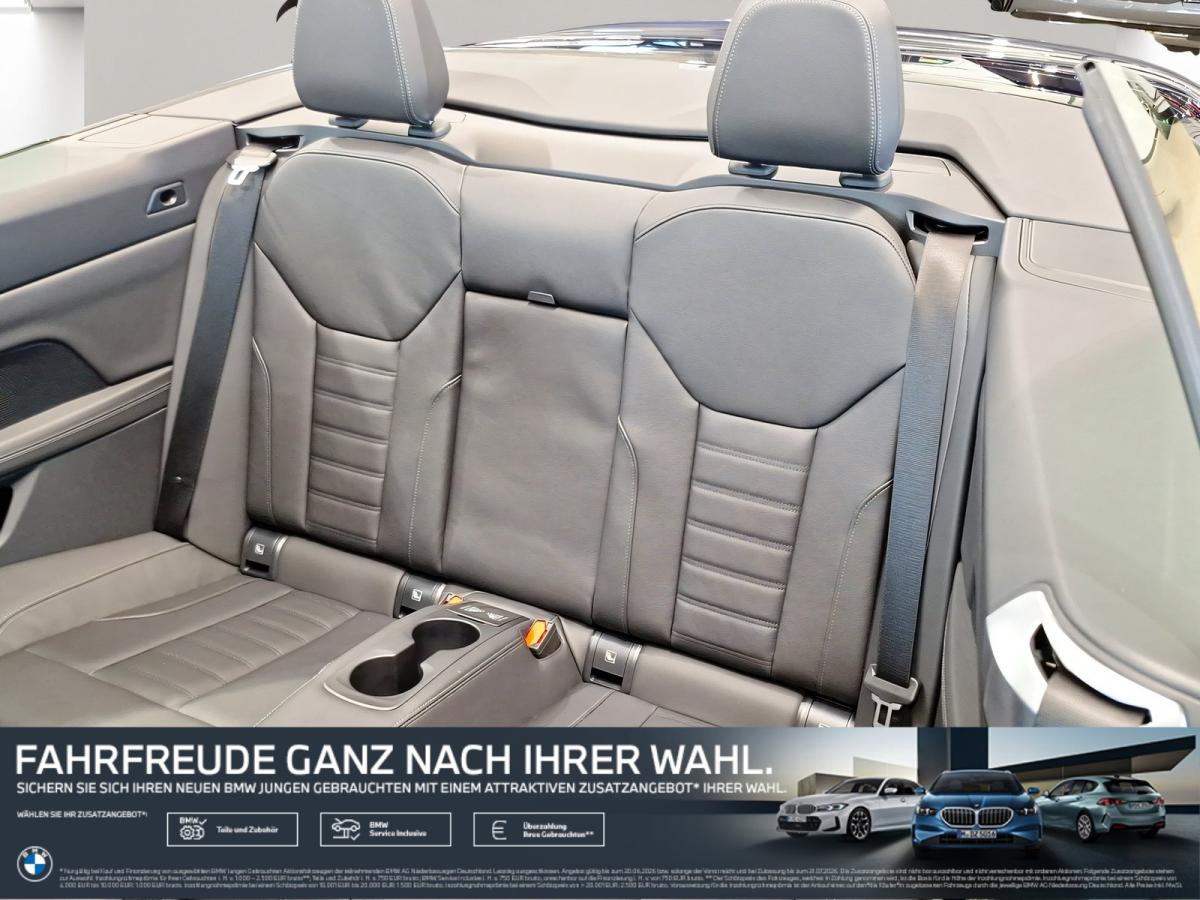 BMW 420d Cabrio im Innenraum