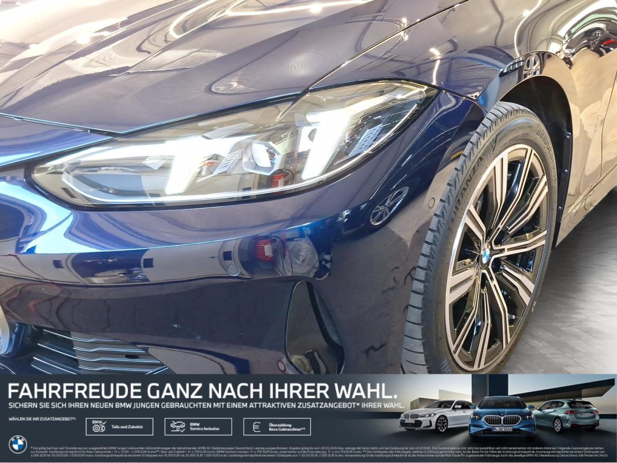 BMW 420d Cabrio mit Detailansicht auf die Felgen