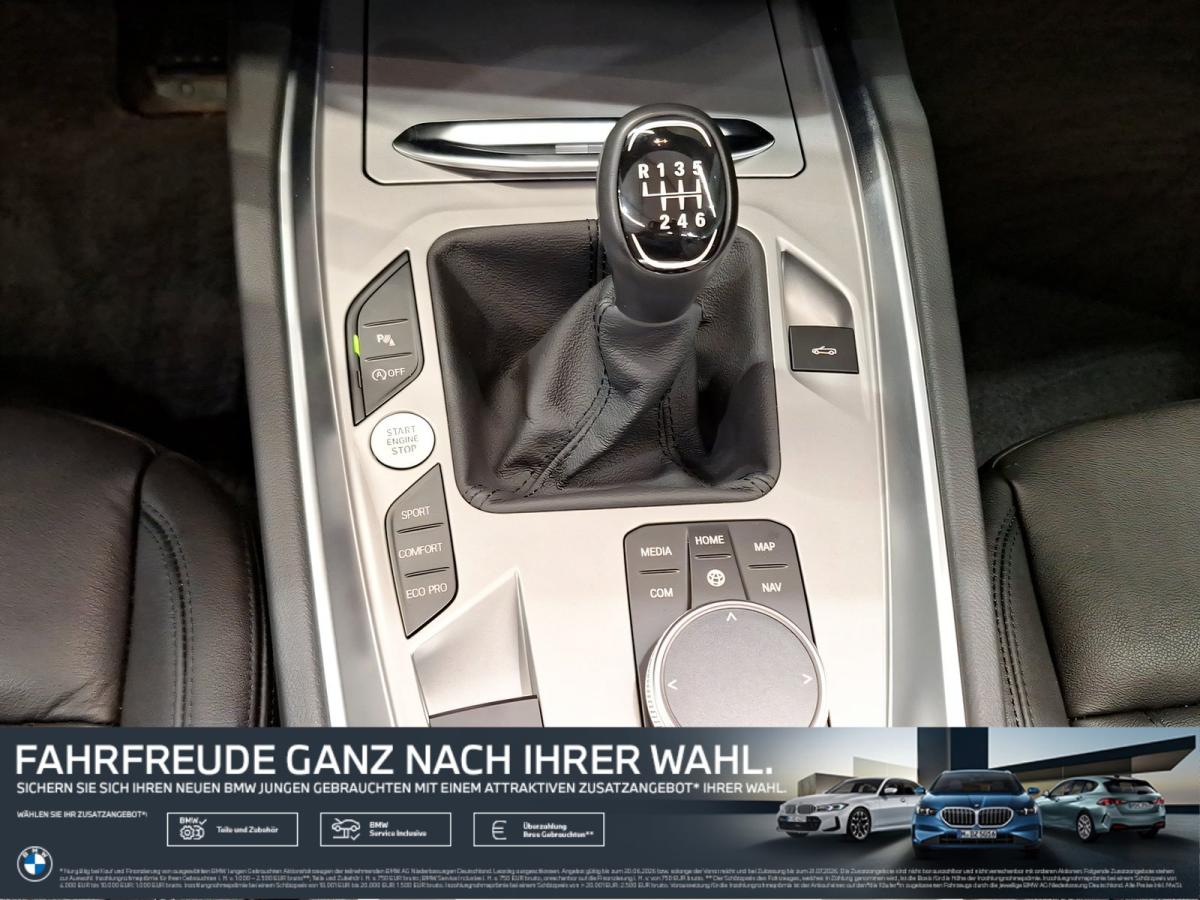 BMW Z4 sDrive20i im Innenraum