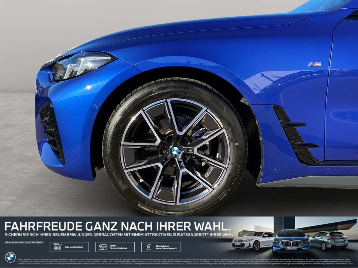 BMW 420i Gran Coupe mit Detailansicht auf die Felgen