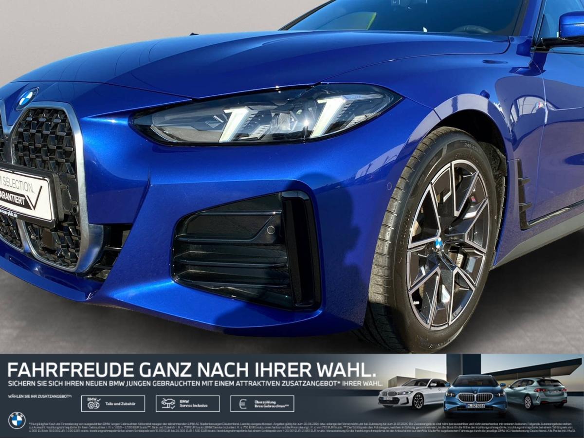 BMW 420i Gran Coupe mit Detailansicht auf die Felgen