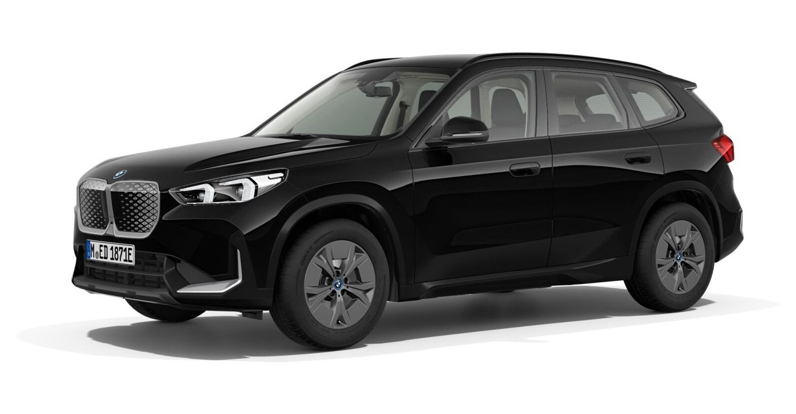 BMW BMW I in Schwarz von vorne BMW BMW I in Schwarz von vorne