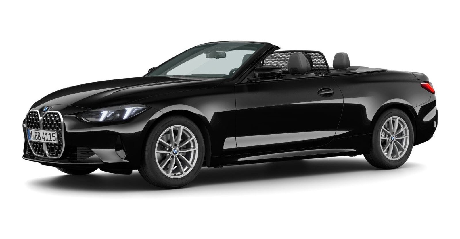 BMW BMW 4er in Schwarz von vorne BMW BMW 4er in Schwarz von vorne