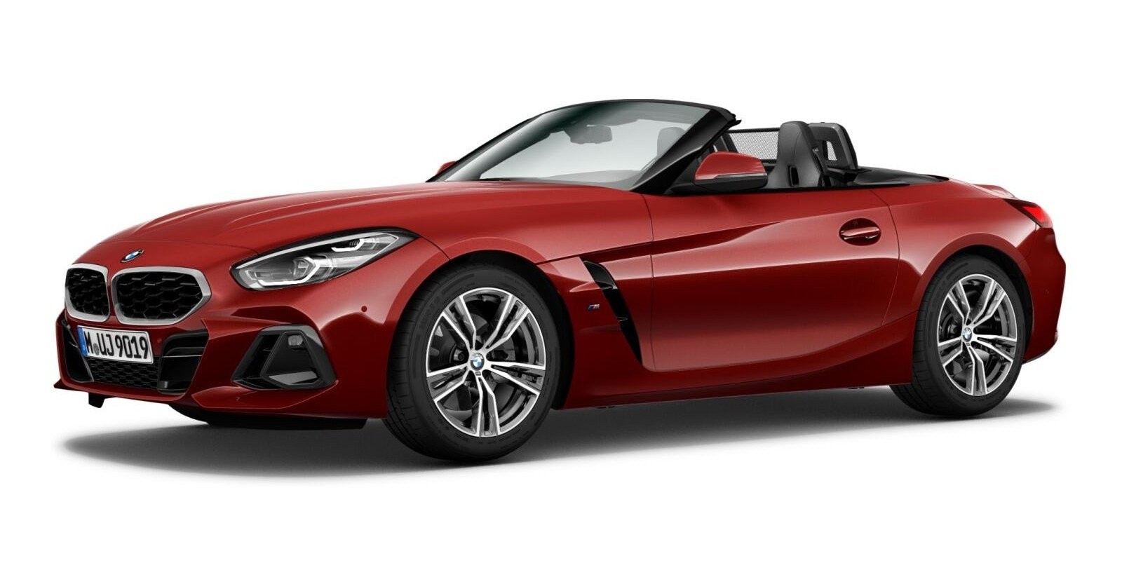 BMW Z4 sDrive20i in Rot von vorne