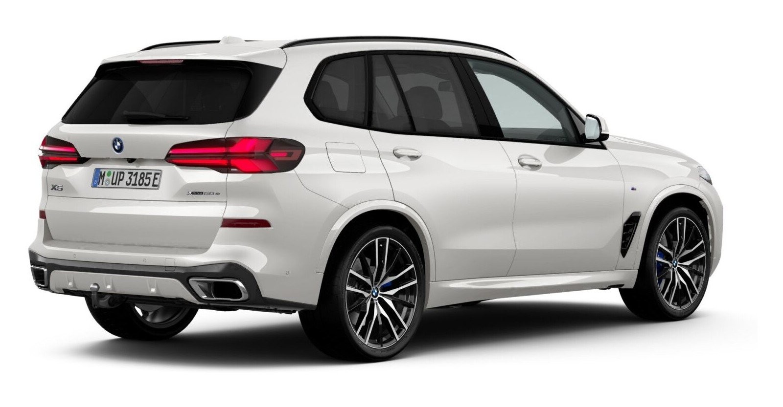 BMW BMW X in Weiß von hinten BMW BMW X in Weiß von hinten