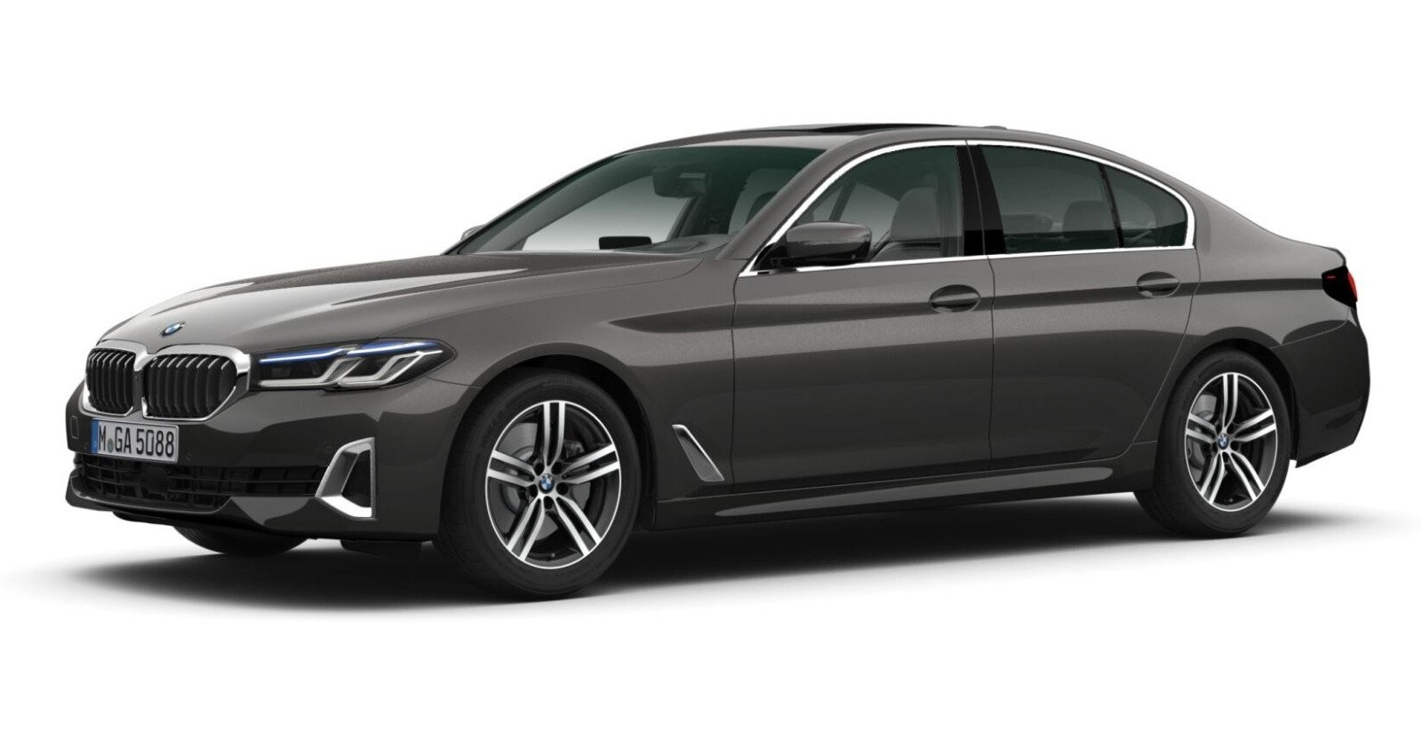 BMW BMW 5er in Grau von vorne BMW BMW 5er in Grau von vorne