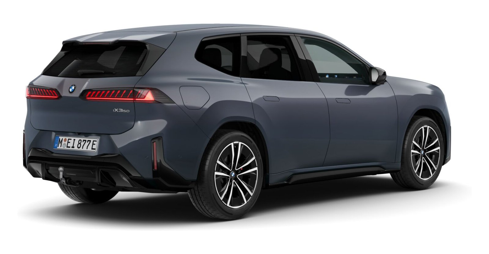 BMW BMW I in Grau von hinten BMW BMW I in Grau von hinten