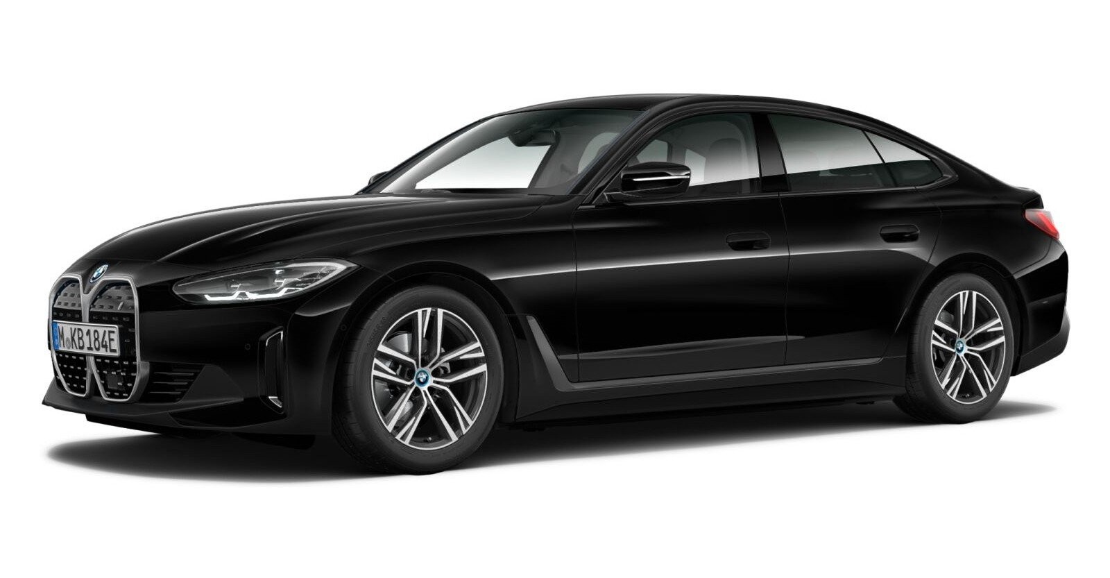 BMW BMW I in Schwarz von vorne BMW BMW I in Schwarz von vorne