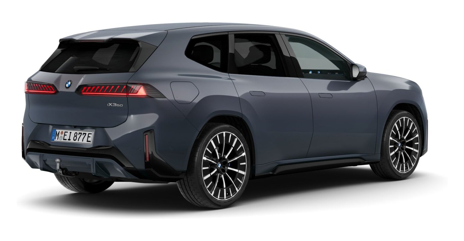 BMW BMW I in Grau von hinten BMW BMW I in Grau von hinten