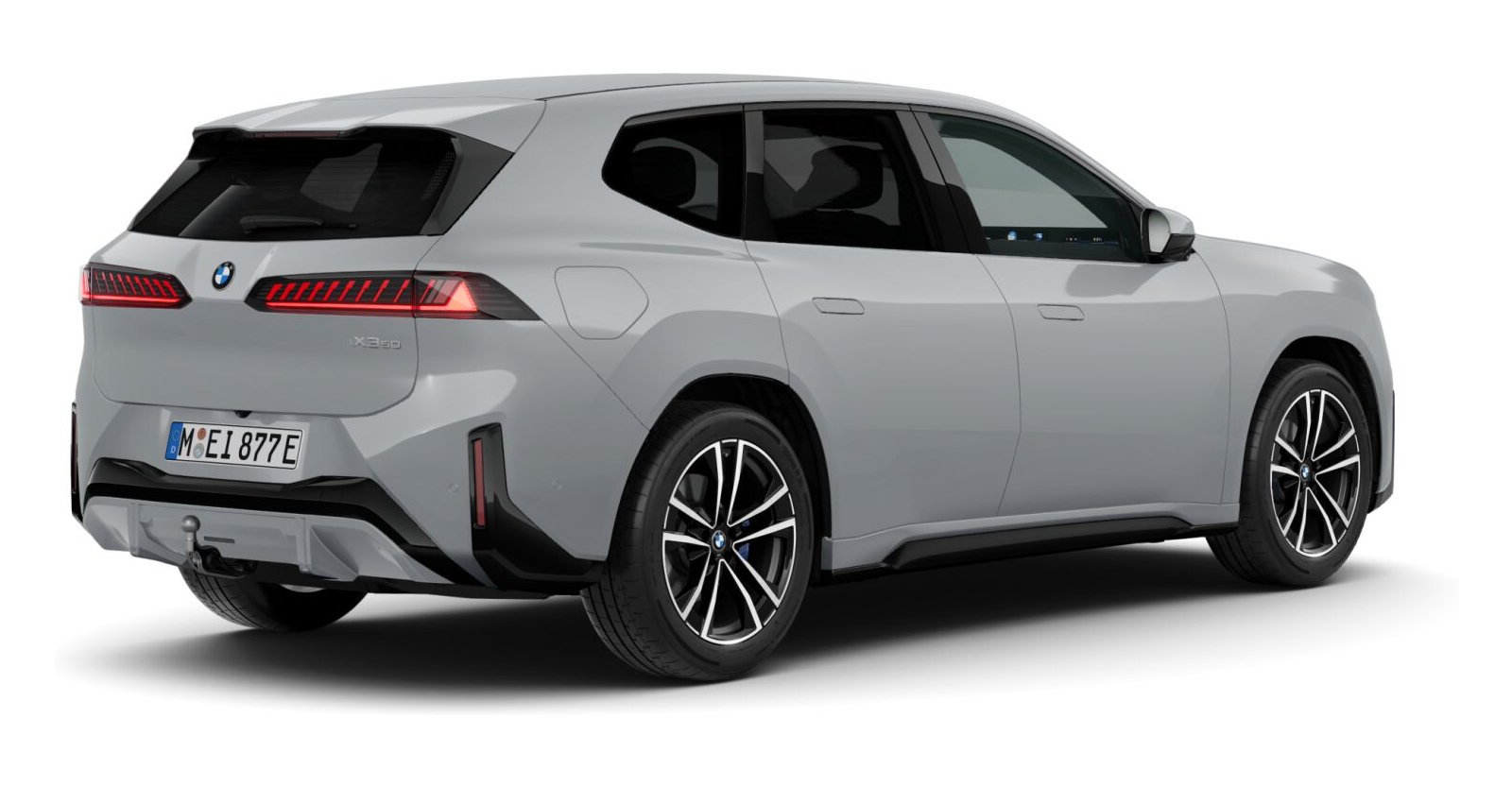 BMW BMW I in Grau von hinten BMW BMW I in Grau von hinten