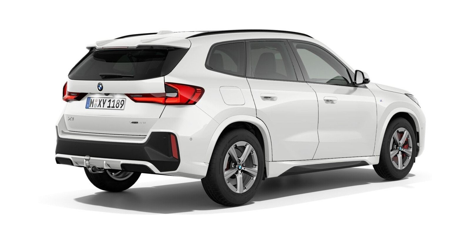 BMW BMW X in Weiß von hinten BMW BMW X in Weiß von hinten