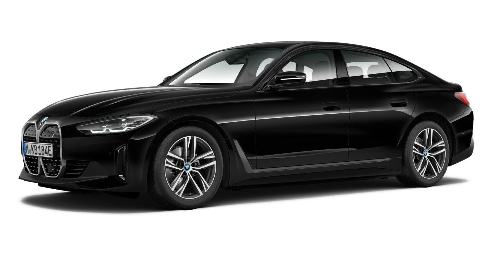 BMW BMW I in Schwarz von vorne BMW BMW I in Schwarz von vorne