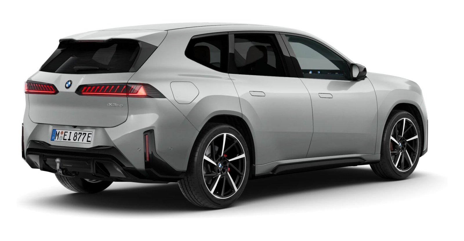 BMW BMW I in Grau von hinten BMW BMW I in Grau von hinten