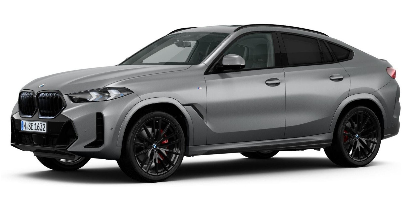 BMW X6 xDrive40i M Sport in Grau von vorne BMW X6 xDrive40i M Sport in Grau von vorne