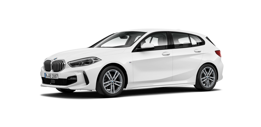 BMW BMW 1er in Weiß von vorne BMW BMW 1er in Weiß von vorne