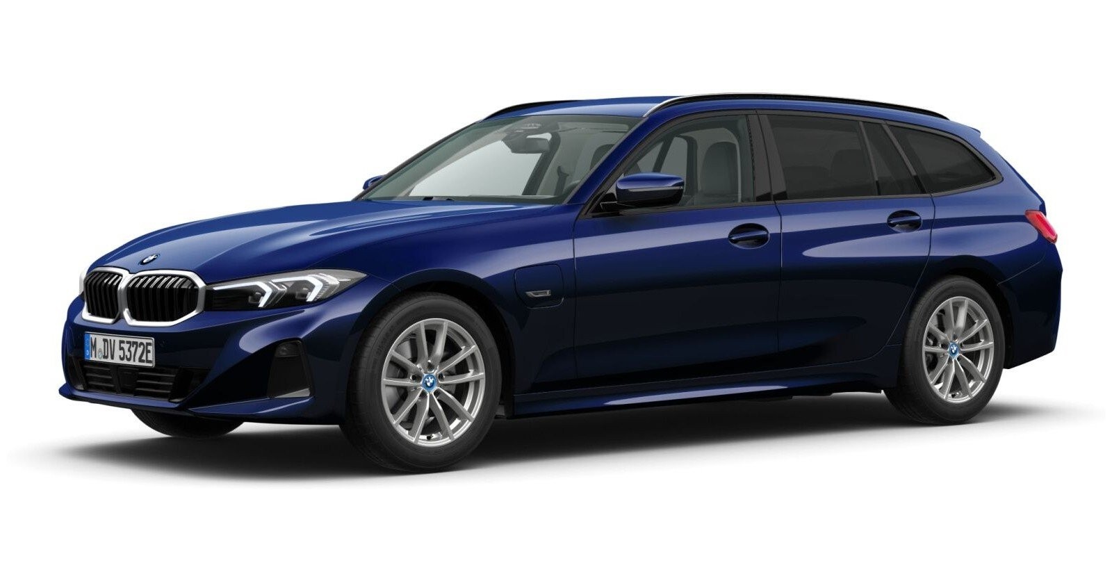 BMW BMW 3er in Blau von vorne BMW BMW 3er in Blau von vorne