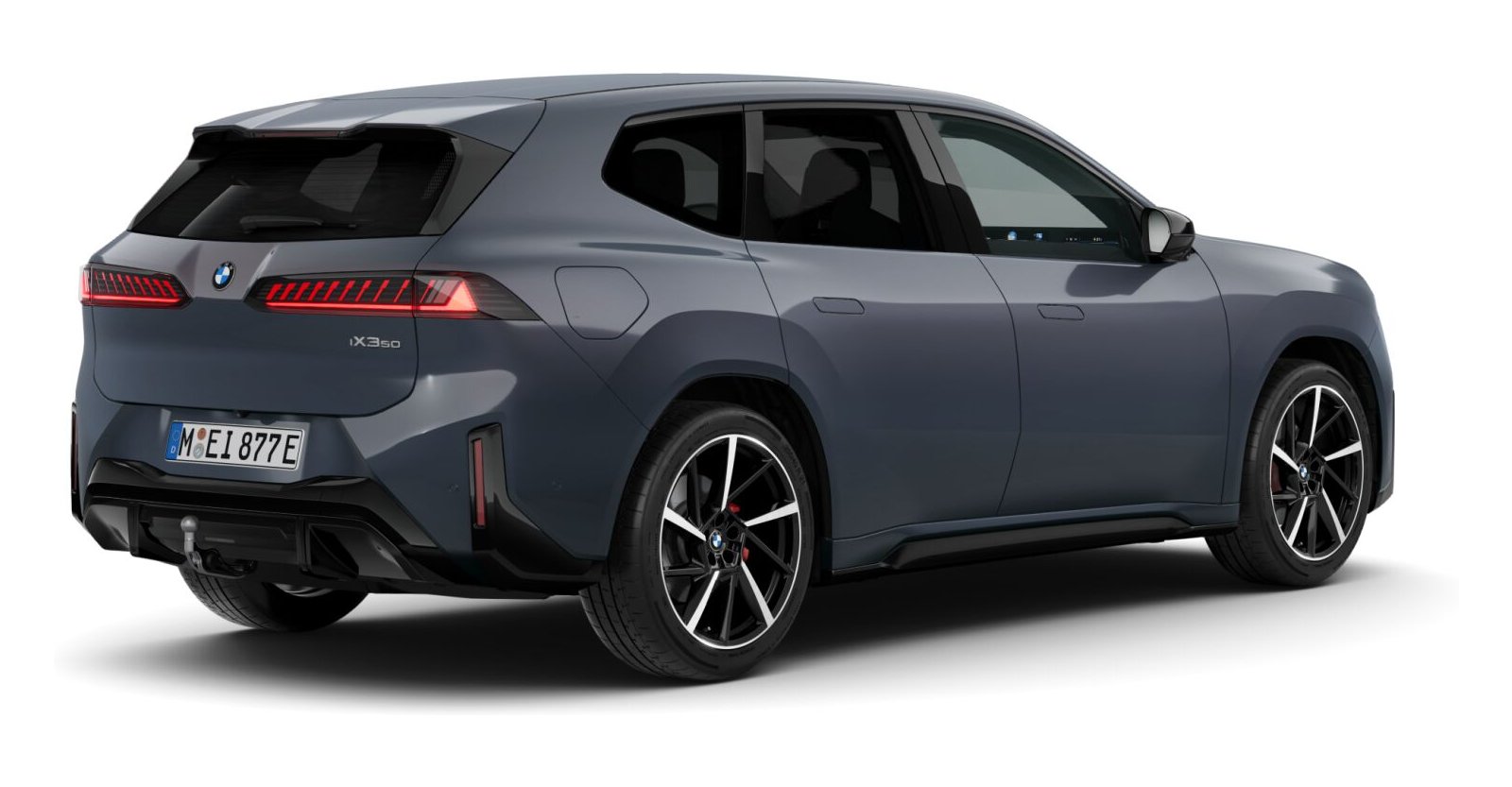 BMW BMW I in Grau von hinten BMW BMW I in Grau von hinten