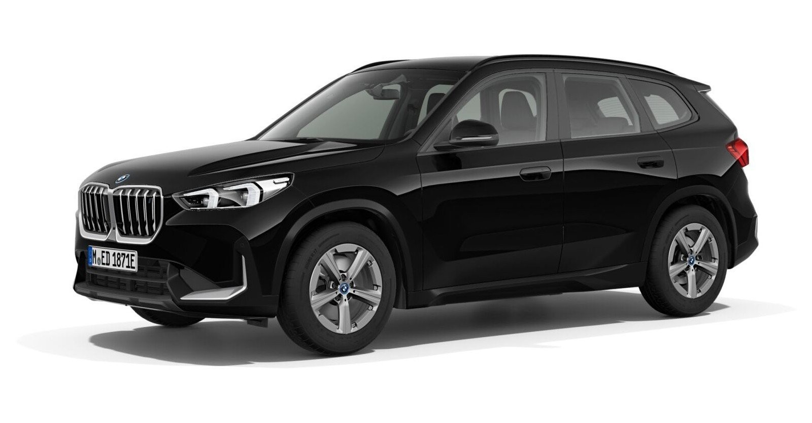 BMW BMW I in Schwarz von vorne BMW BMW I in Schwarz von vorne