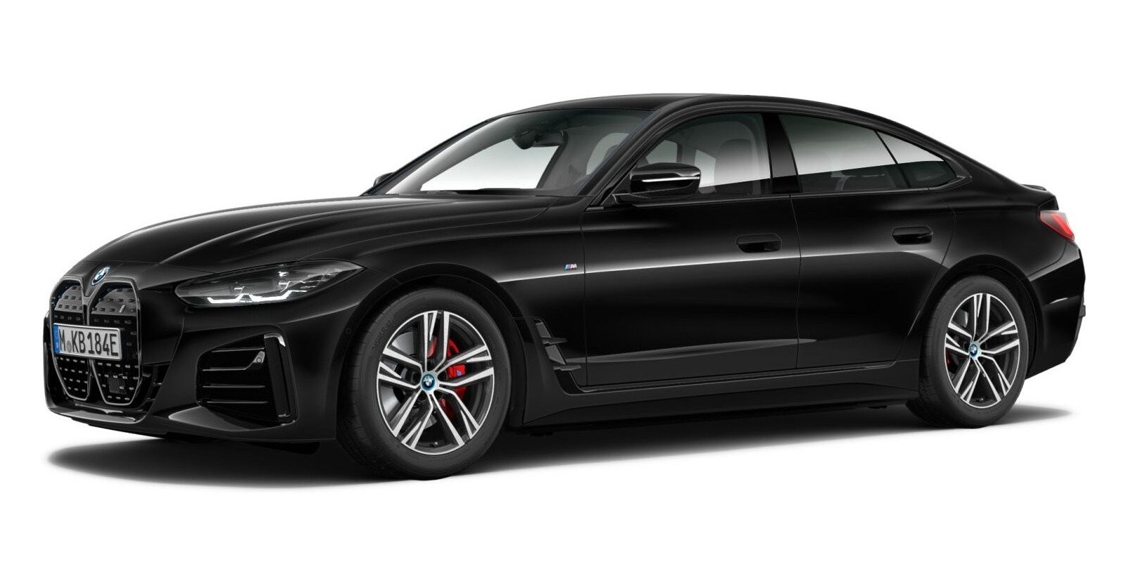 BMW BMW I in Schwarz von vorne BMW BMW I in Schwarz von vorne