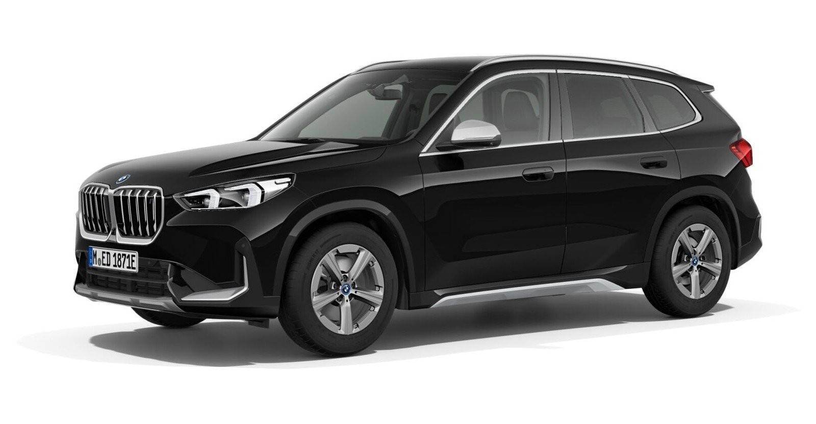 BMW BMW I in Schwarz von vorne BMW BMW I in Schwarz von vorne