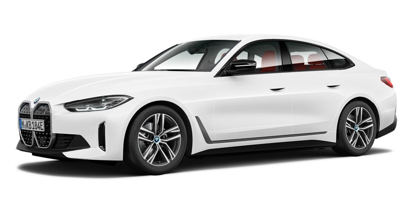 BMW BMW I in Weiß von vorne BMW BMW I in Weiß von vorne