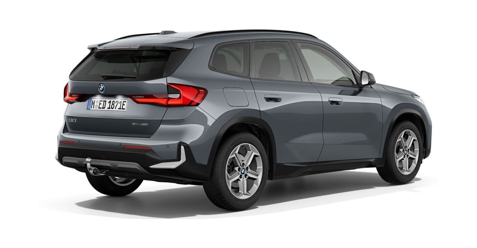 BMW BMW I in Grau von hinten BMW BMW I in Grau von hinten