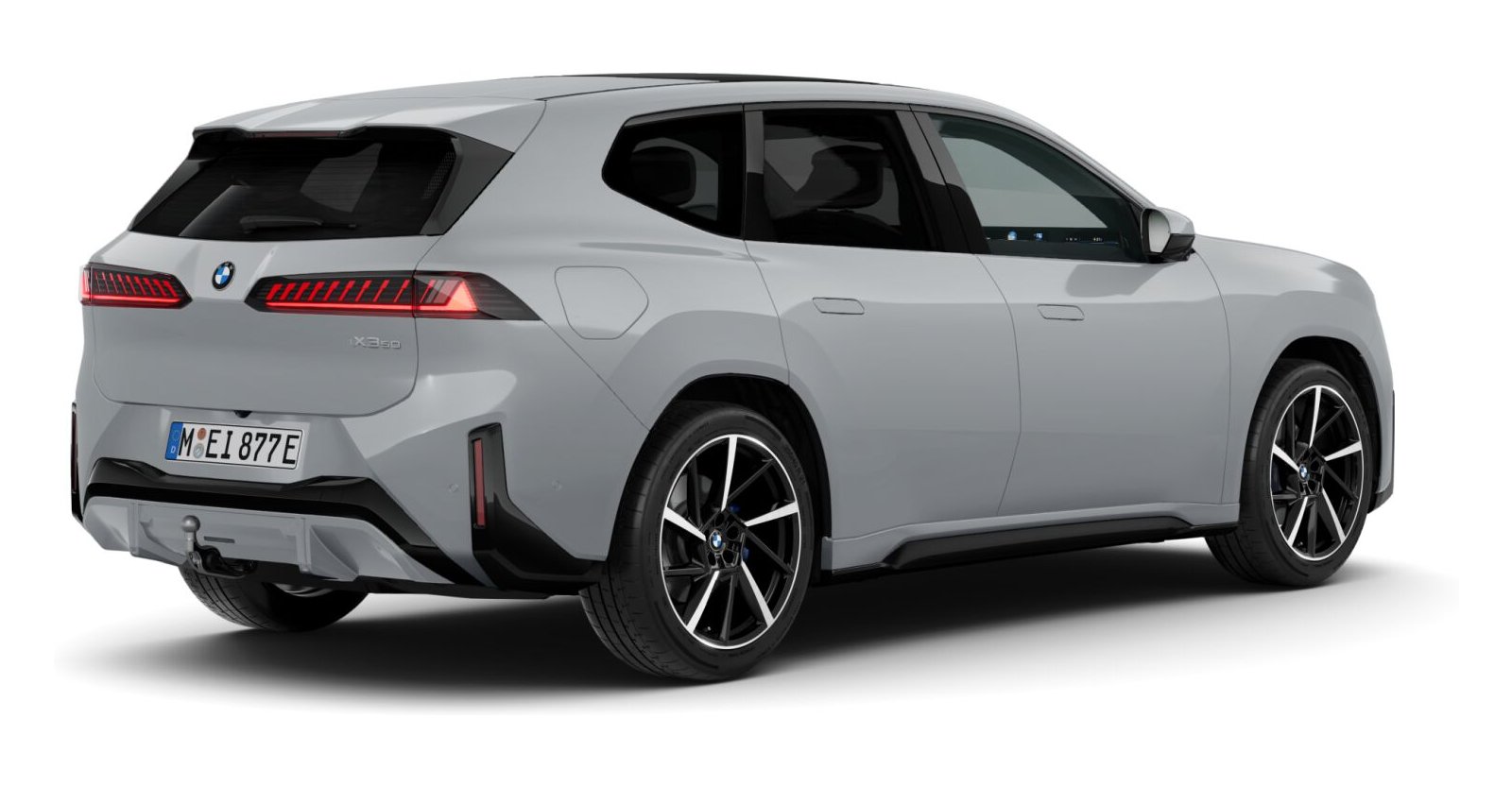 BMW BMW I in Grau von hinten BMW BMW I in Grau von hinten