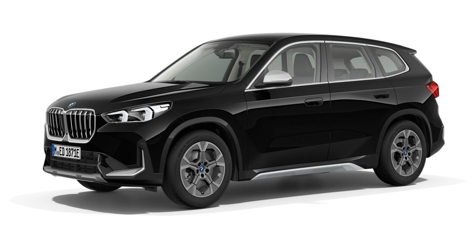 BMW BMW I in Schwarz von vorne BMW BMW I in Schwarz von vorne
