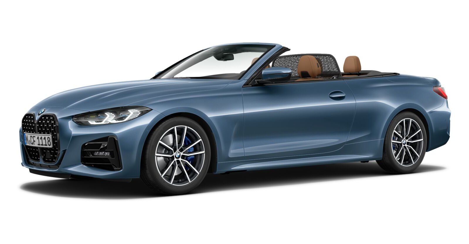 BMW BMW 4er in Blau von vorne BMW BMW 4er in Blau von vorne