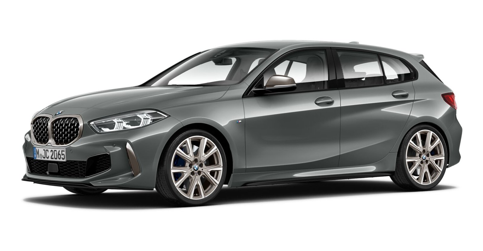 BMW BMW 1er in Grau von vorne BMW BMW 1er in Grau von vorne