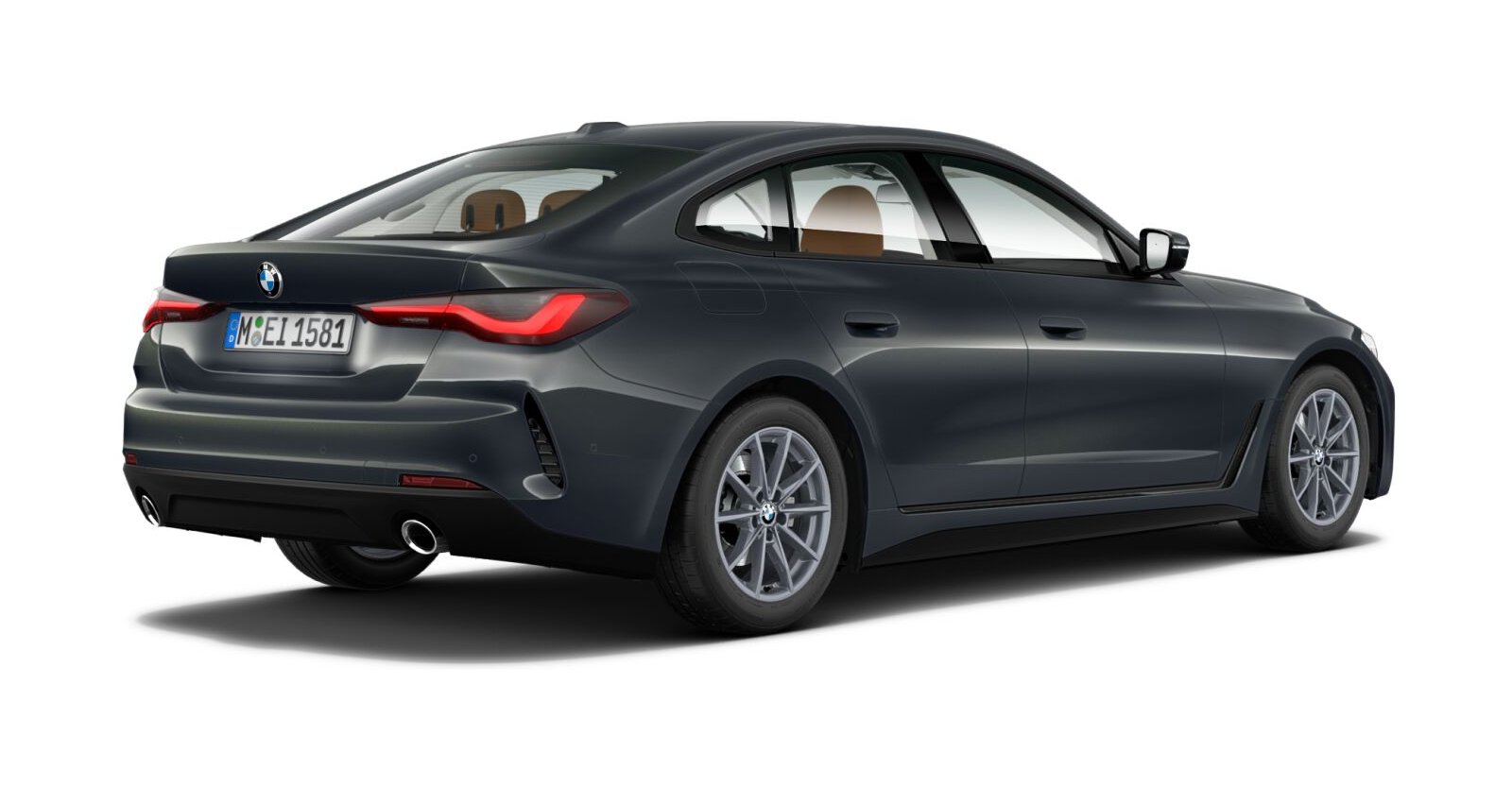 BMW BMW 4er in Grau von hinten BMW BMW 4er in Grau von hinten