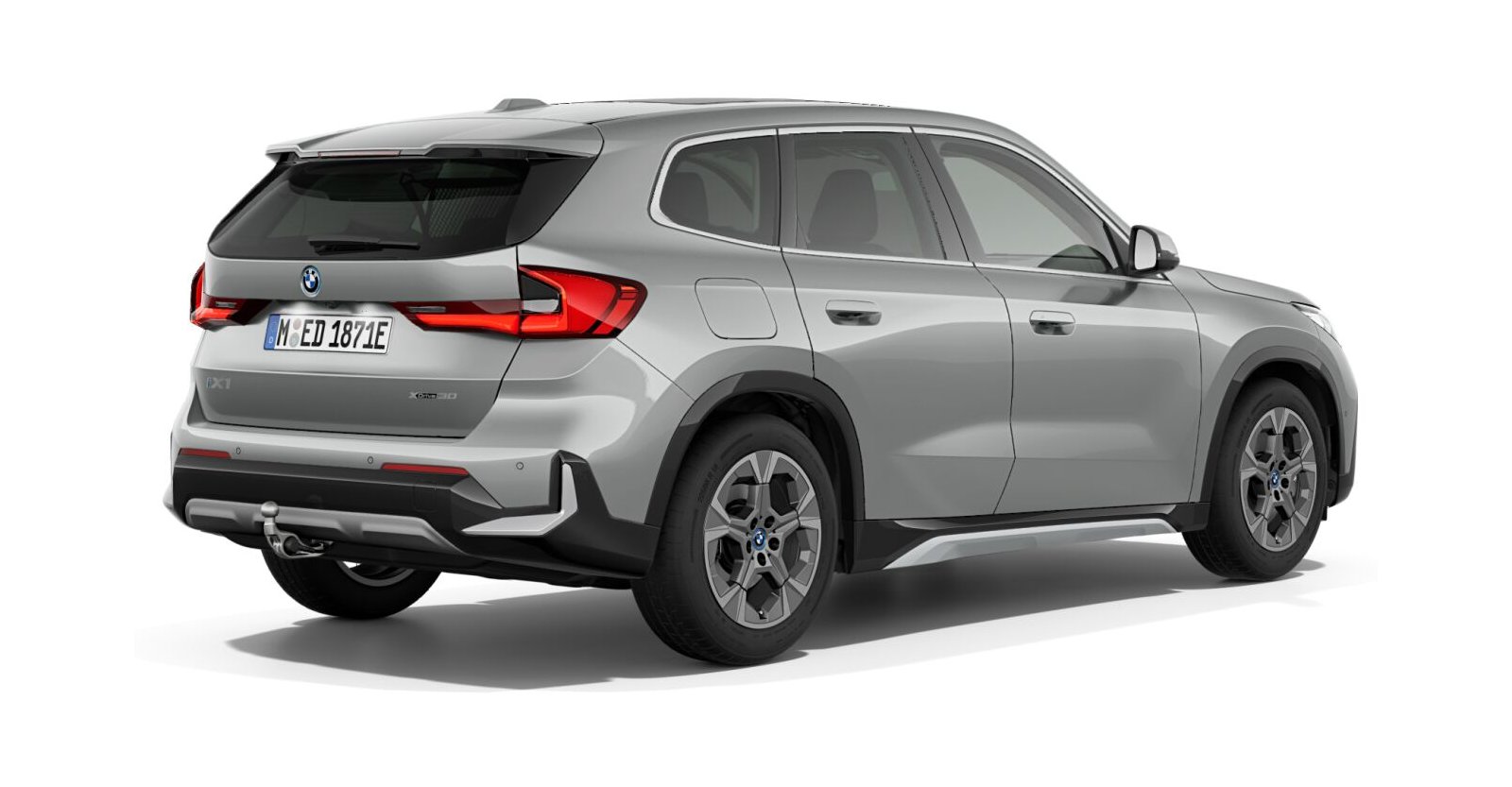 BMW BMW I in Grau von hinten BMW BMW I in Grau von hinten