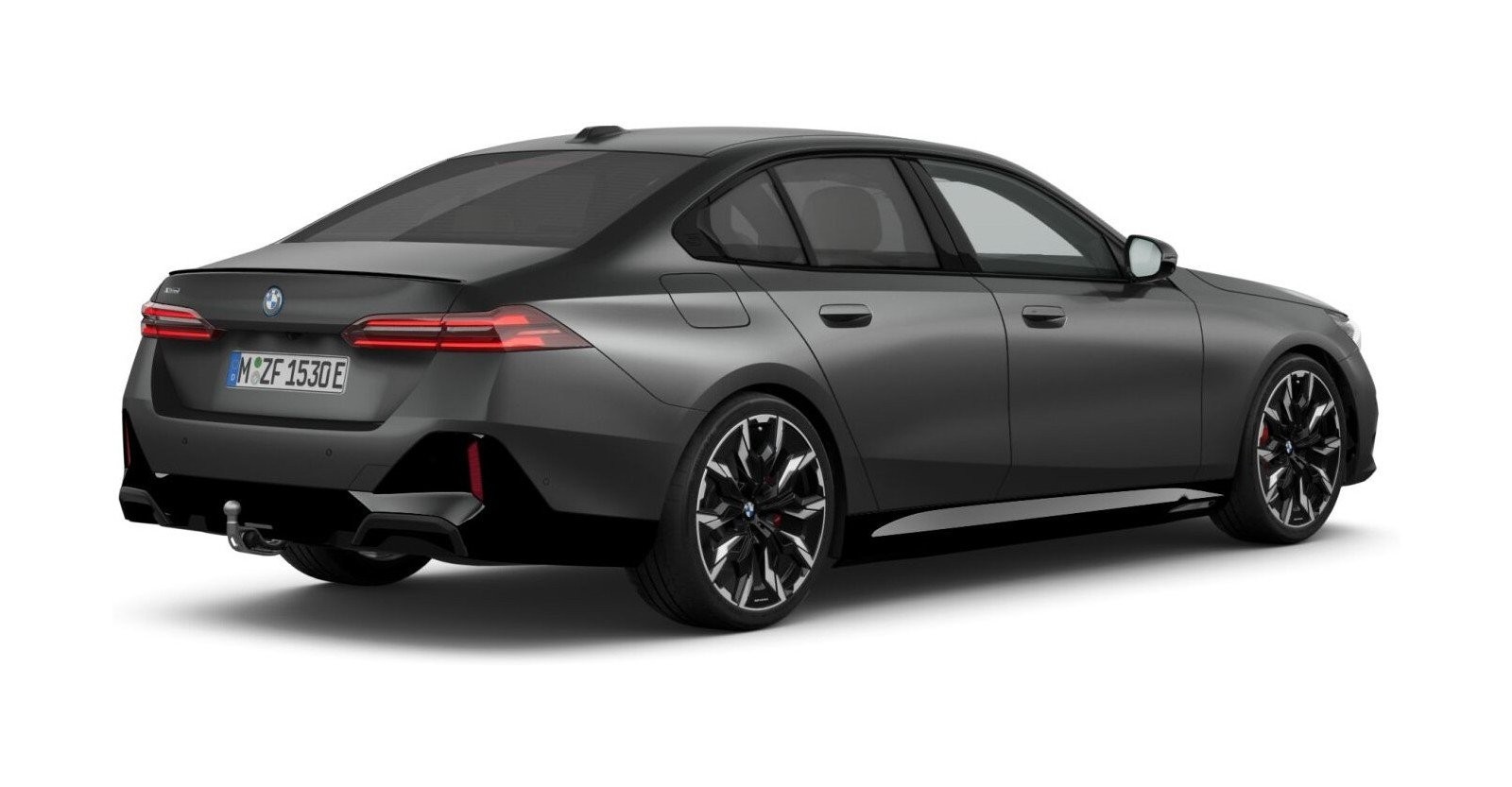 BMW BMW 5er in Grau von hinten BMW BMW 5er in Grau von hinten