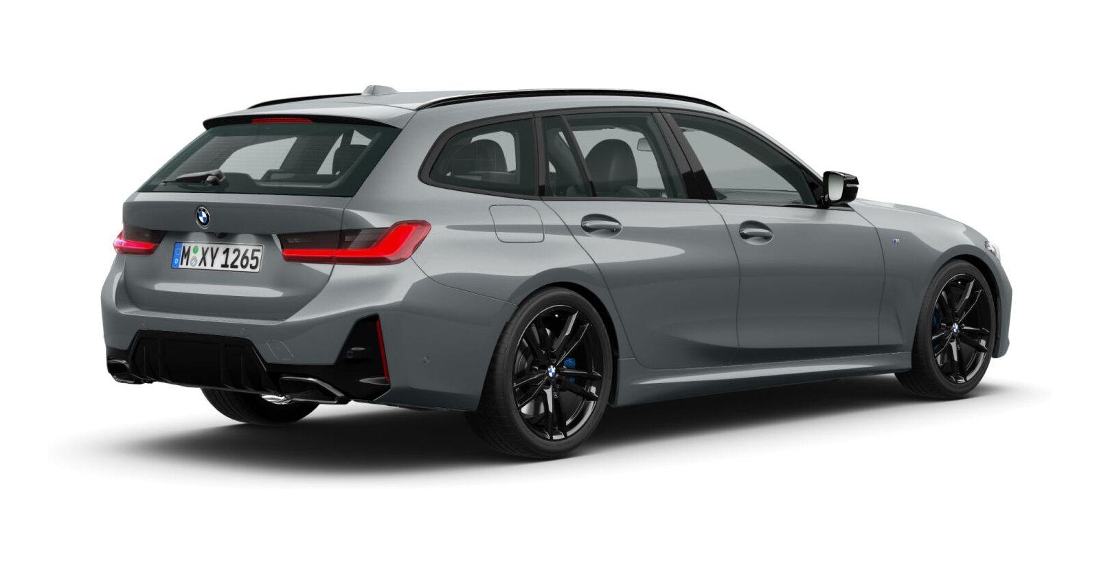 BMW BMW 3er in Grau von hinten