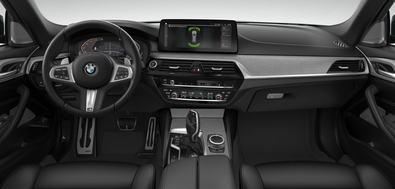 BMW BMW 5er im Innenraum von vorne BMW BMW 5er im Innenraum von vorne