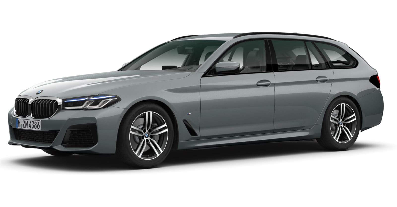 BMW BMW 5er in Grau von vorne BMW BMW 5er in Grau von vorne