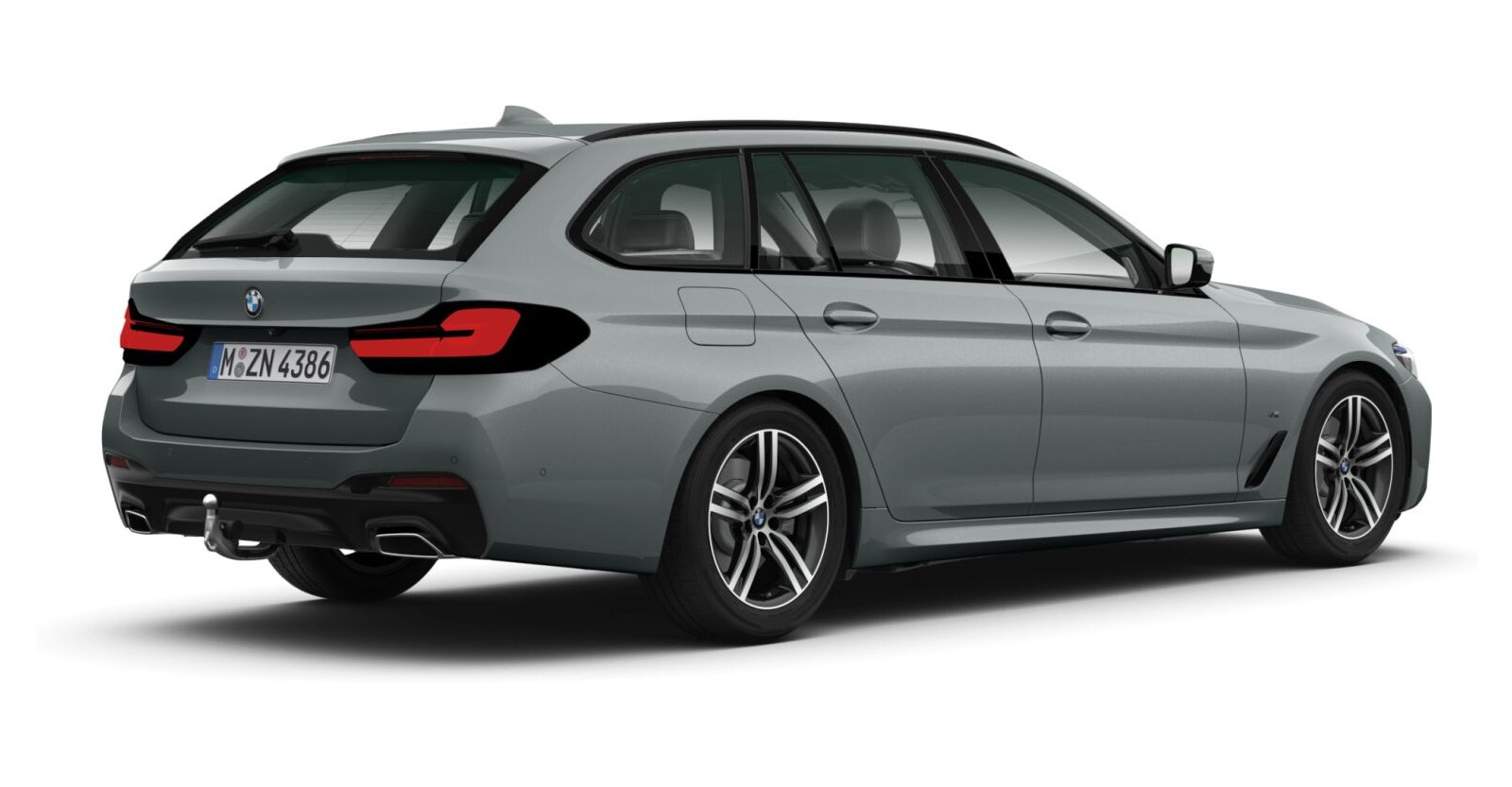 BMW BMW 5er in Grau von hinten BMW BMW 5er in Grau von hinten