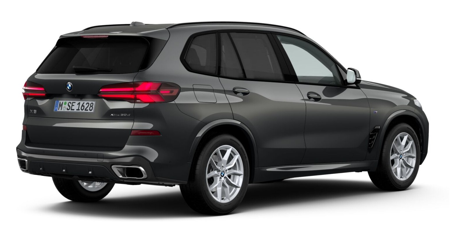 BMW BMW X in Grau von hinten BMW BMW X in Grau von hinten