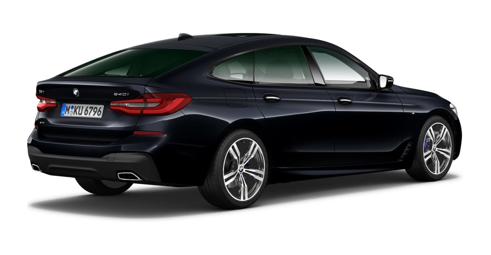 BMW BMW 6er in Schwarz von hinten BMW BMW 6er in Schwarz von hinten