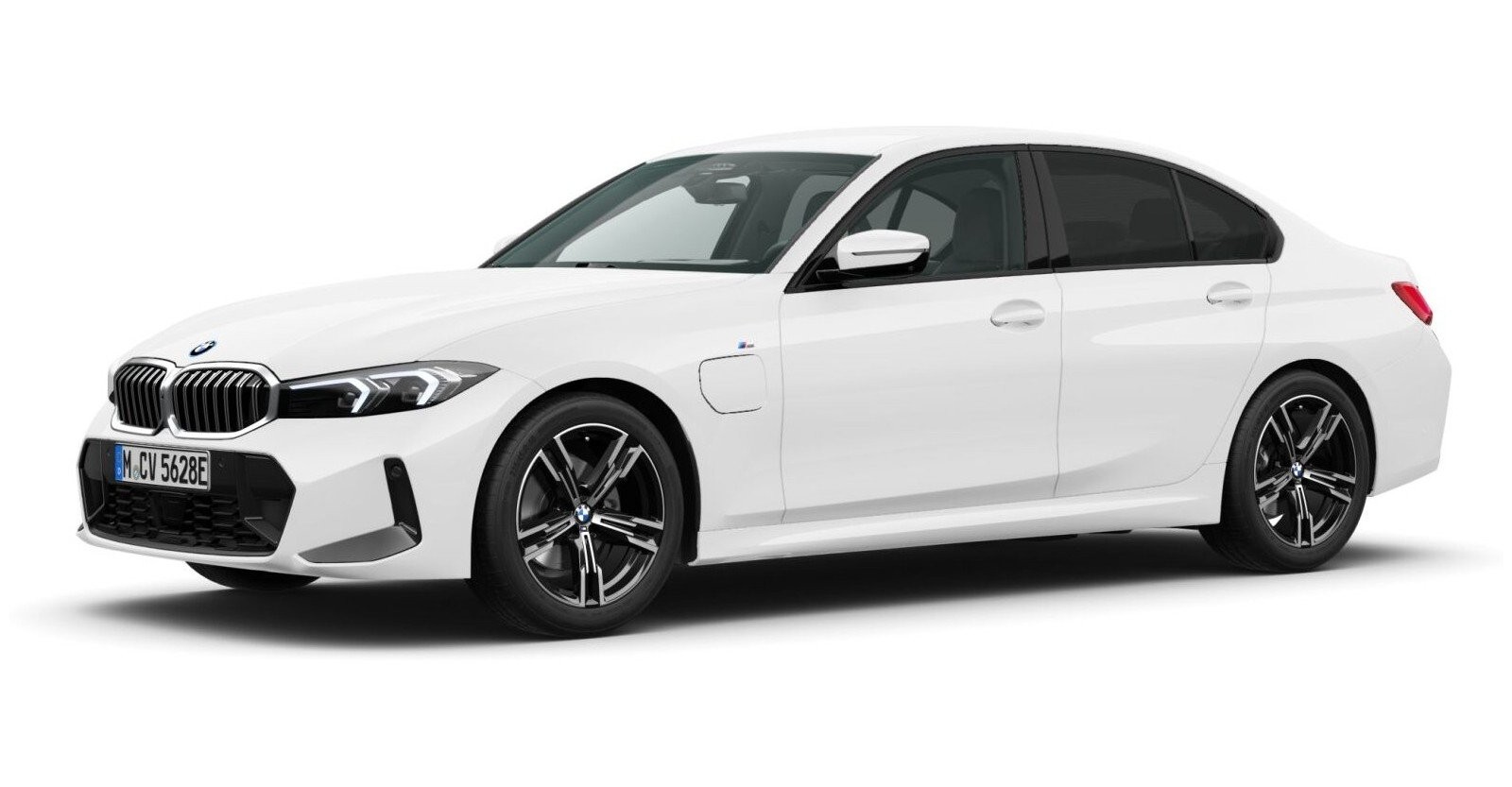 BMW BMW 3er in Weiß von vorne BMW BMW 3er in Weiß von vorne