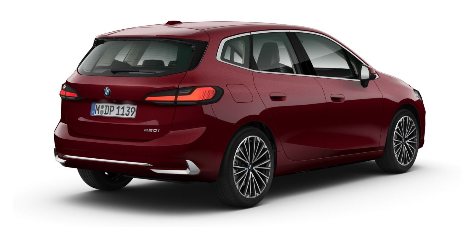 BMW BMW 2er in Rot von hinten