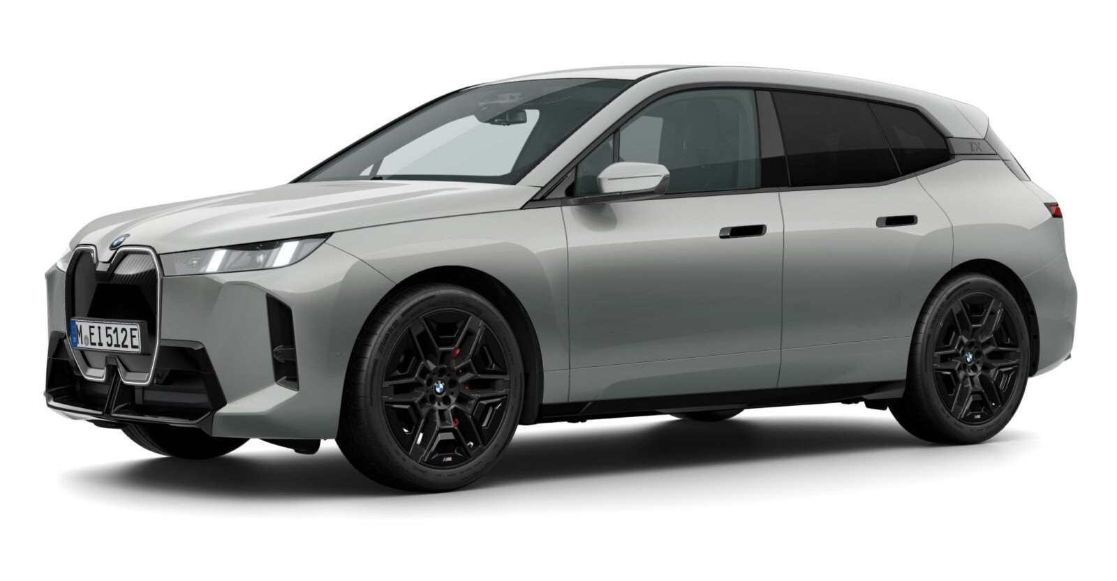 BMW iX xDrive60 in Grau von vorne BMW iX xDrive60 in Grau von vorne