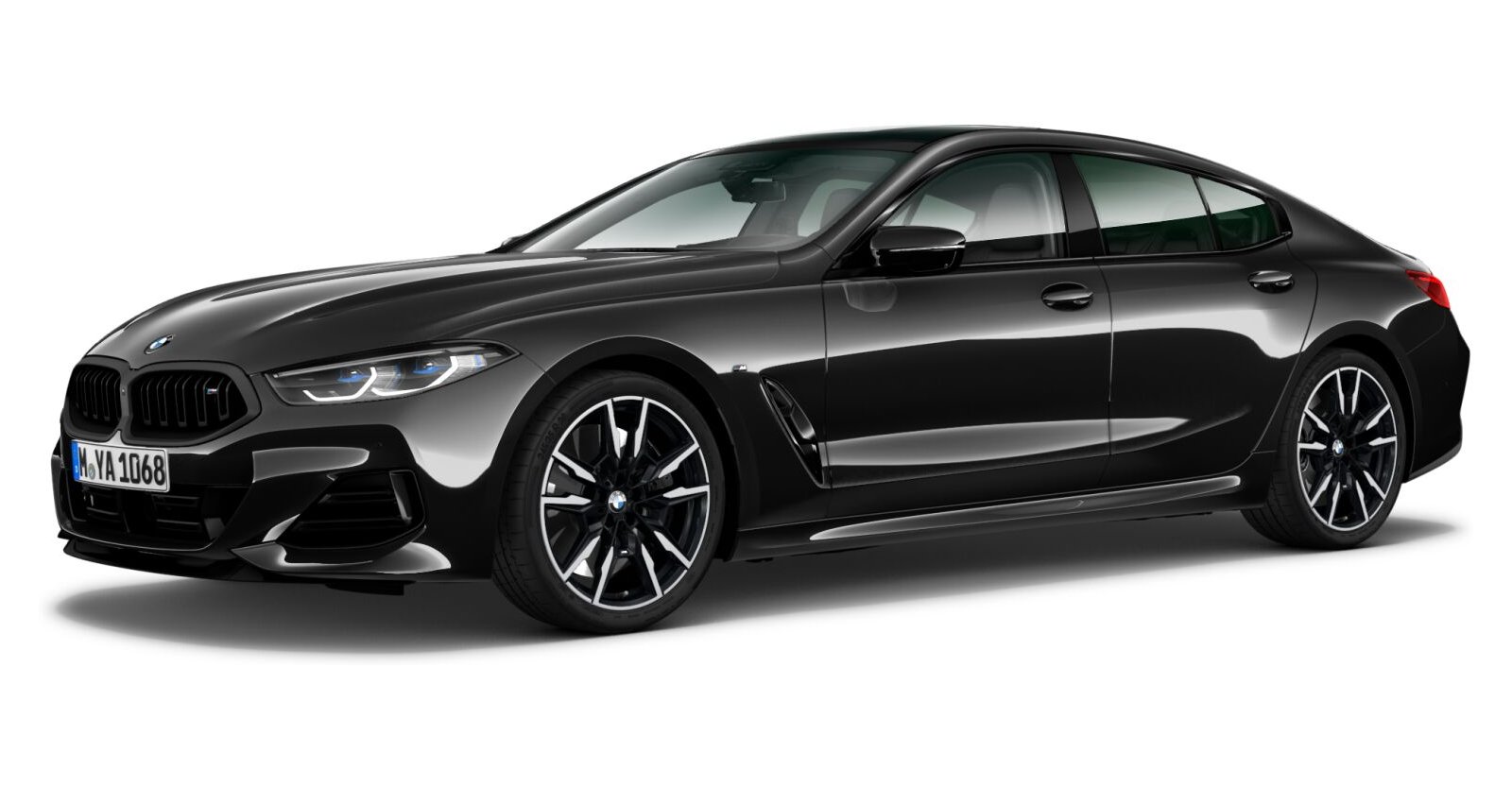 BMW BMW 8er in Schwarz von vorne BMW BMW 8er in Schwarz von vorne